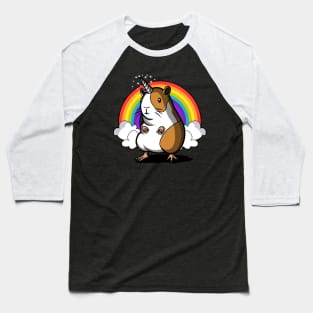 Guinea Pig Unicorn Baseball T-Shirt